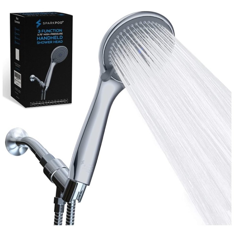 High Pressure 3-Function Handheld Shower Head